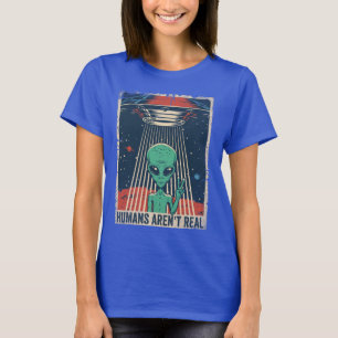 Funny Alien UFO Space Conspiracy T-Shirt