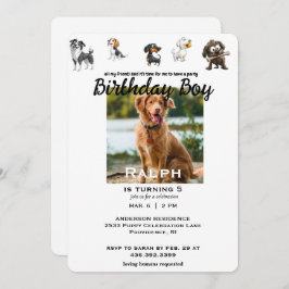 Funny All My Friends Pet Foto Geburtstagsparty Einladung