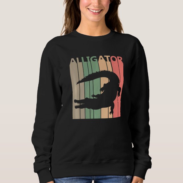 Funny Alligator Costume Sweatshirt (Vorderseite)