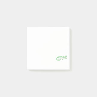 Funny Alligator Echo Art Post-it Klebezettel