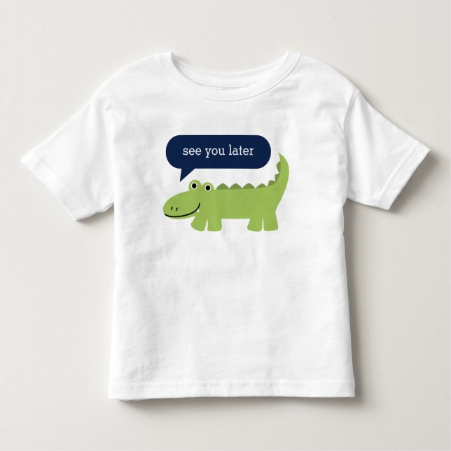 Funny Alligator Kids T-Shirt (Vorderseite)