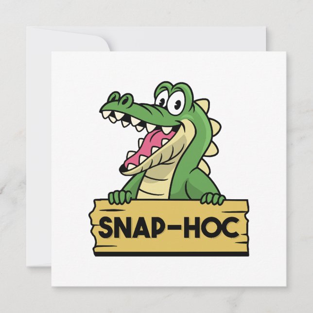Funny Alligator Lover und Zookeeper Crocodile (Vorderseite)