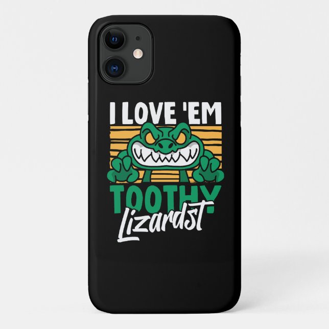 Funny Alligator Lover und Zookeeper Crocodile Case-Mate iPhone Hülle (Rückseite)