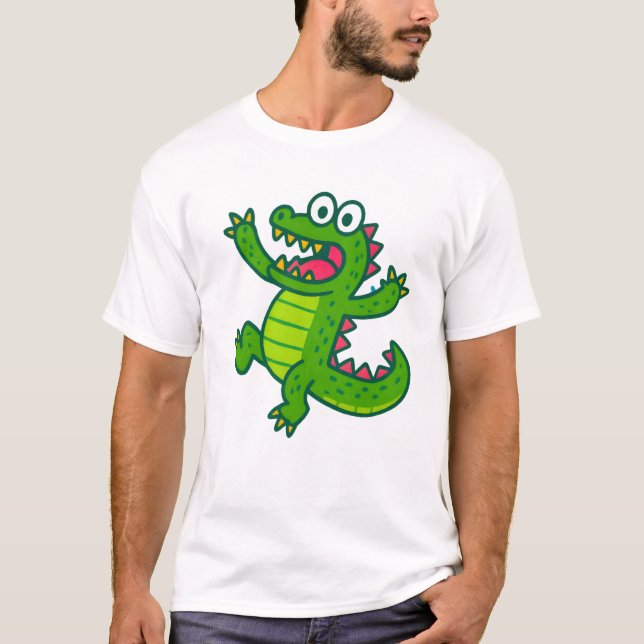 Funny Alligator T-Shirt (Vorderseite)