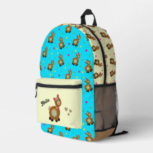 Funny Alpaca bedruckte Rucksack