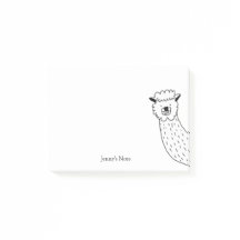Funny Alpaca llama Illustration Individuelle Name
