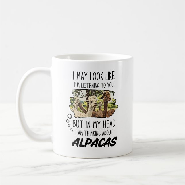 Funny Alpaca Lover Tasse (Links)