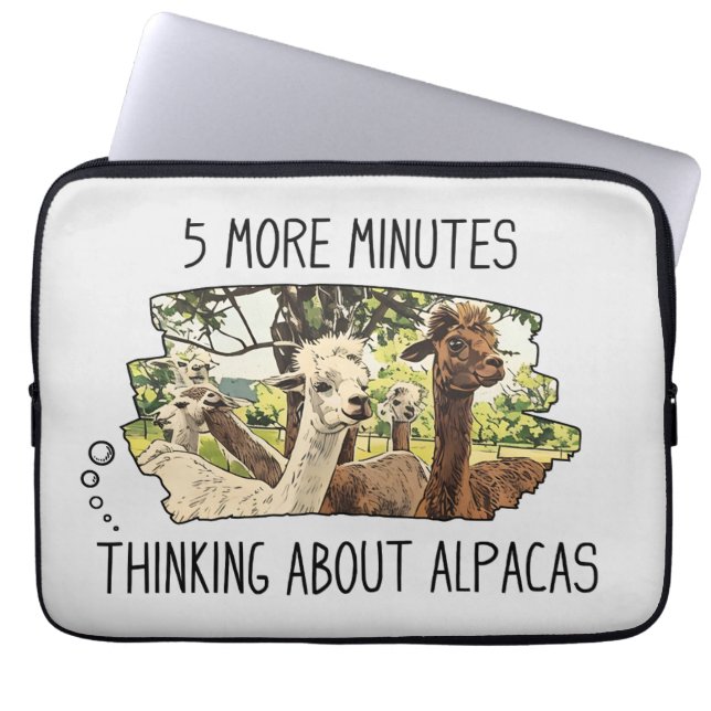 Funny Alpacas Laptop Sleeve (Vorderseite)