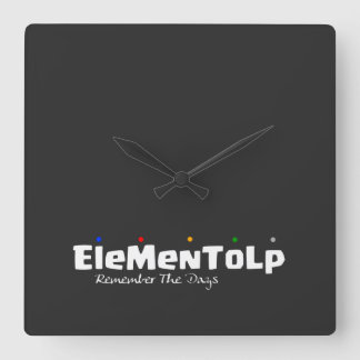 Funny Alphabet Redewendungen Quadratische Wanduhr