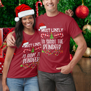 Funny am meisten zu schießen, die Rereinder Famili T-Shirt