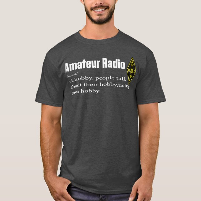 Funny Amateur Radio Hobby Gift Shirt für HAM (Vorderseite)