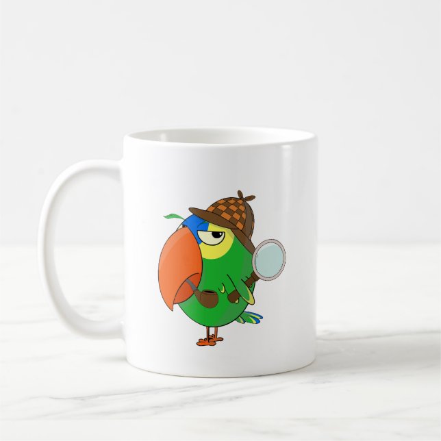 Funny Amazon Parrot Detection Tasse (Links)