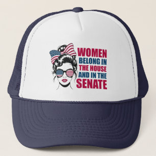 Funny American Feminist Zitat politisch Truckerkappe