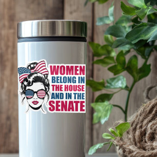 Funny American Feminist Zitat Politischer Laptop Aufkleber