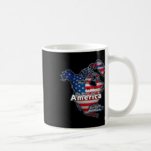 Funny American Flag Kanada Greenland Golf Karte Kaffeetasse