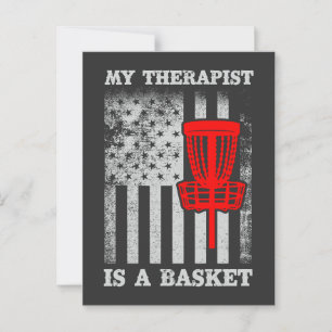 Funny American Flag Ultimate Frisbee Zitat Postkarte