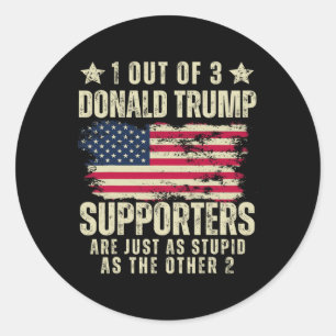 Funny American Voters United Staaten Patriots 2024 Runder Aufkleber
