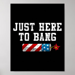 Funny Amerikanische Unabhängigkeitstag 4. Juli bin Poster