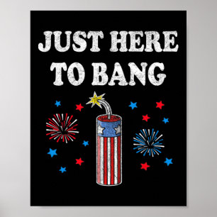 Funny Amerikanische Unabhängigkeitstag 4. Juli bin Poster