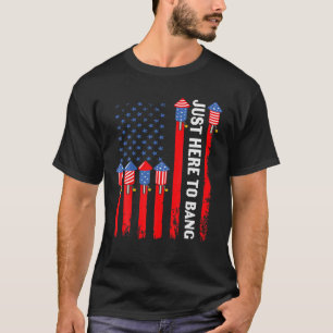 Funny Amerikanische Unabhängigkeitstag 4. Juli bin T-Shirt