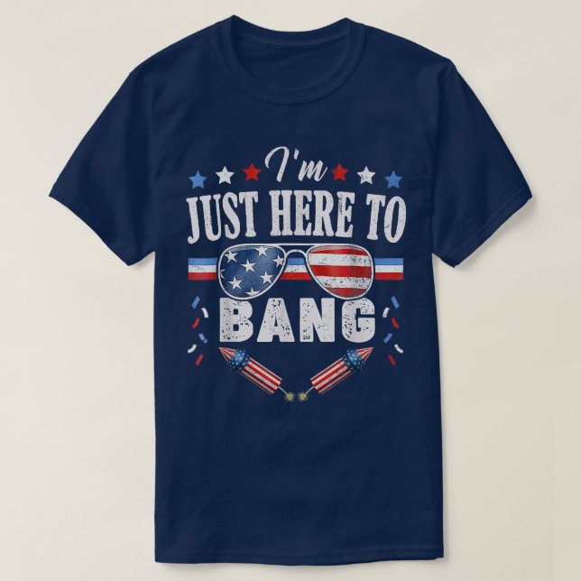 Funny Amerikanische Unabhängigkeitstag 4. Juli Ich T-Shirt (Design vorne)