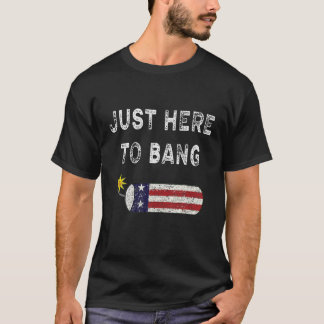 Funny Amerikanische Unabhängigkeitstag bin ich nur T-Shirt