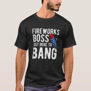 Funny Amerikanische Unabhängigkeitstag Fireworks B T-Shirt