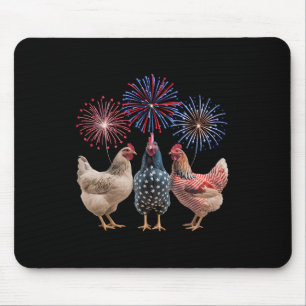 Funny Amerikanische Unabhängigkeitstag für Damen M Mousepad