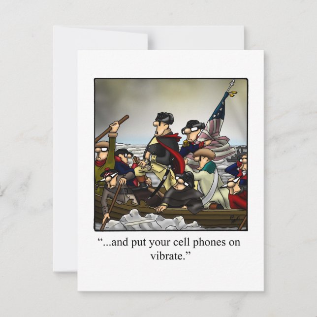 Funny Amerikanische Unabhängigkeitstag Party Einla Einladung (Vorderseite)