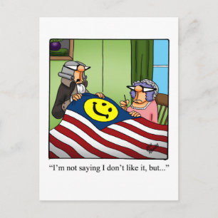 Funny Amerikanische Unabhängigkeitstag Postcard Ankündigungspostkarte
