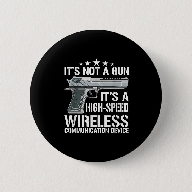 Funny Ammo Gun liebt Sprichwort Gun Owner Geschenk Button (Vorderseite)