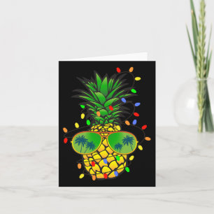 Funny Ananas Weihnachten Bäume Sommer Weihnachten Karte