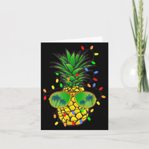Funny Ananas Weihnachten Bäume Sommer Weihnachten  Karte