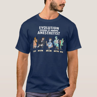 Funny Anästhesie Evolution Anästhesie Geschenk T-Shirt