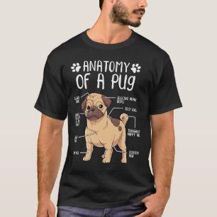 Funny Anatomy Mops Dog Mops Lover Essential T - Sh T-Shirt