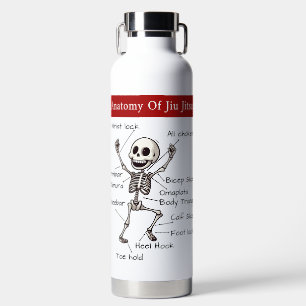 Funny Anatomy of Jiu Jitsu Submissions Technique Trinkflasche