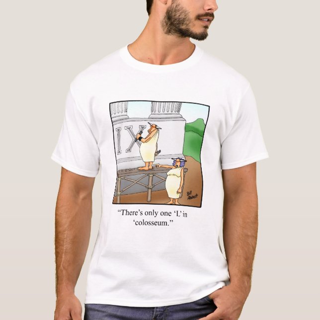 Funny Ancient Roman Spaß Tee Shirt (Vorderseite)