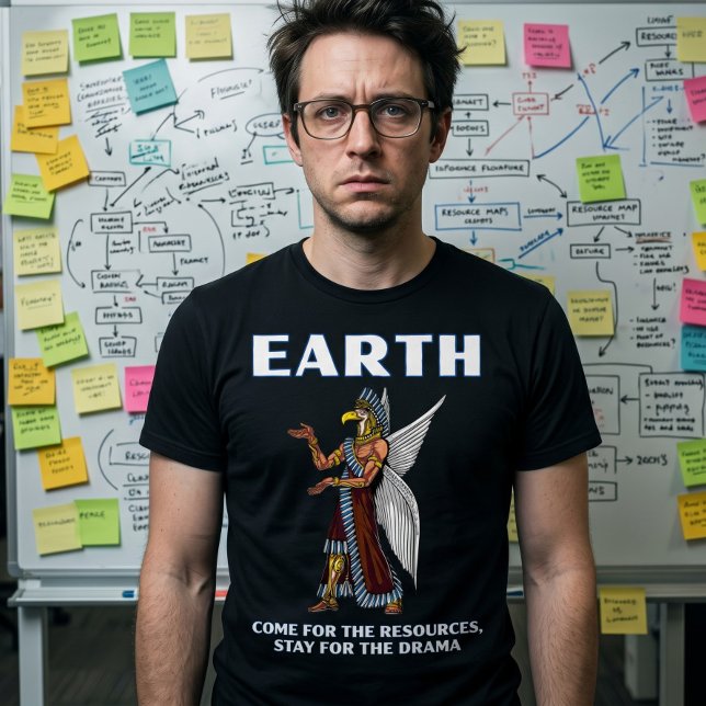 Funny Ancient UFO Annunaki Alien T-Shirt (Von Creator hochgeladen)