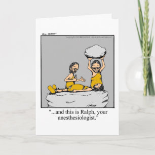 Funny Anesthesiologe bekommen Well Card! Karte