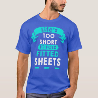 Funny Angepasst Sheet Folding Wäsche T-Shirt