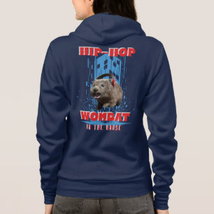 Funny Angesagt hop Wombat im Haus Hoodie