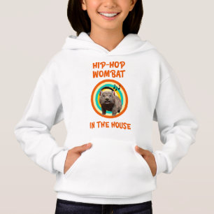Funny Angesagt hop Wombat im Haus Hoodie