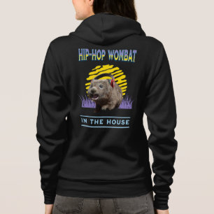 Funny Angesagt hop Wombat im Haus Hoodie