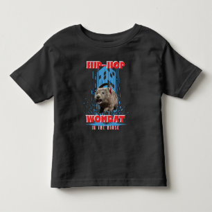 Funny Angesagt hop Wombat im Haus Kleinkind T-shirt