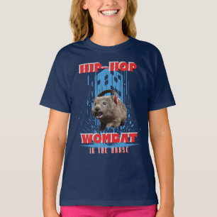 Funny Angesagt hop Wombat im Haus T-Shirt