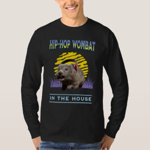 Funny Angesagt hop Wombat im Haus T-Shirt