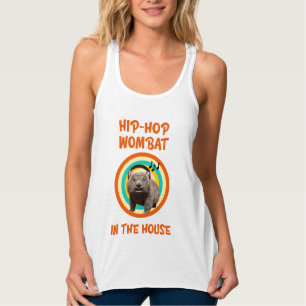 Funny Angesagt hop Wombat im Haus Tank Top