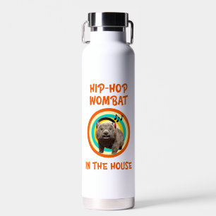 Funny Angesagt hop Wombat im Haus Trinkflasche