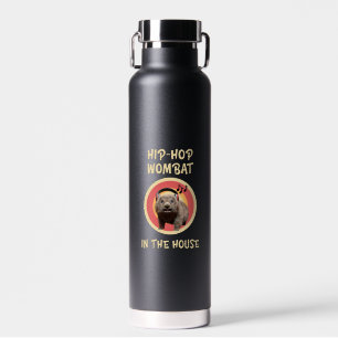 Funny Angesagt hop Wombat im Haus Trinkflasche