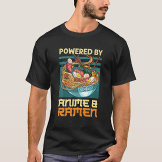 Funny angetrieben von Anime und Ramen Merchandise T-Shirt